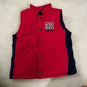Osh K’osh b’gosh 5 red puffer vest
